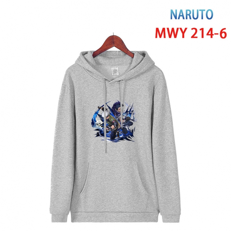 Naruto Long sleeve hooded patch pocket cotton sweatshirt from S to 4XL  MWY 214 6