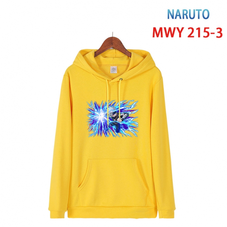 Naruto Long sleeve hooded patch pocket cotton sweatshirt from S to 4XL  MWY 215 3