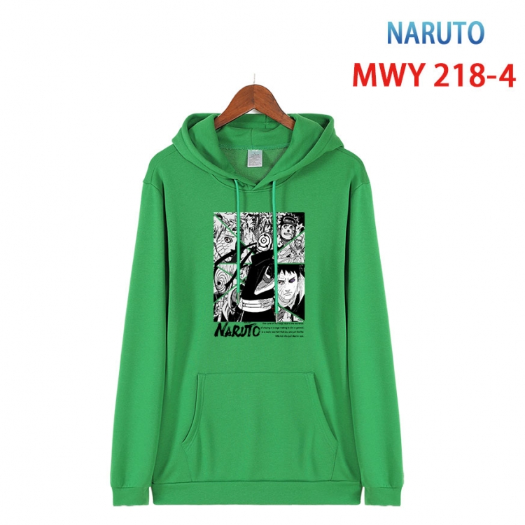 Naruto Long sleeve hooded patch pocket cotton sweatshirt from S to 4XL  MWY 218 4
