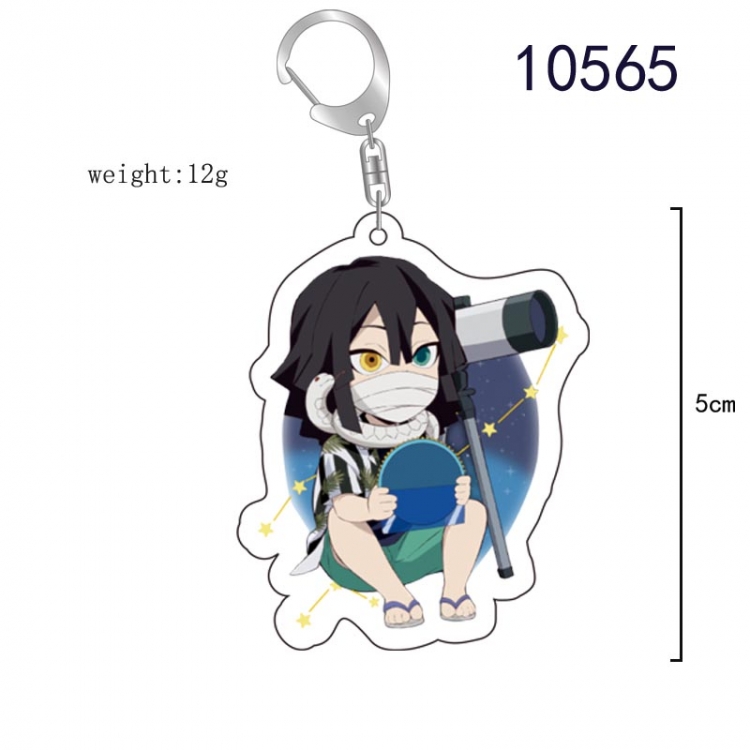 Demon Slayer Kimets Anime acrylic Key Chain  price for 5 pcs 10565