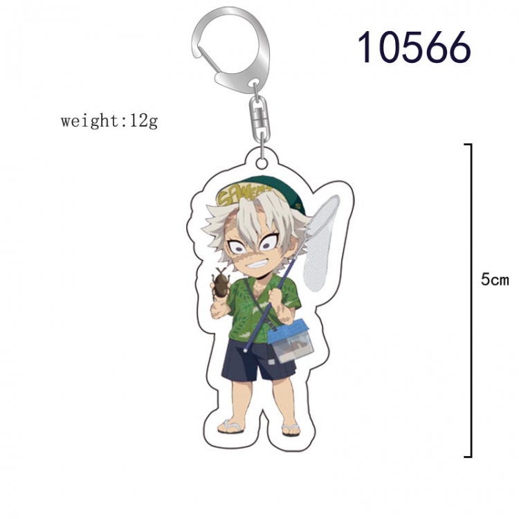 Demon Slayer Kimets Anime acrylic Key Chain  price for 5 pcs 10566