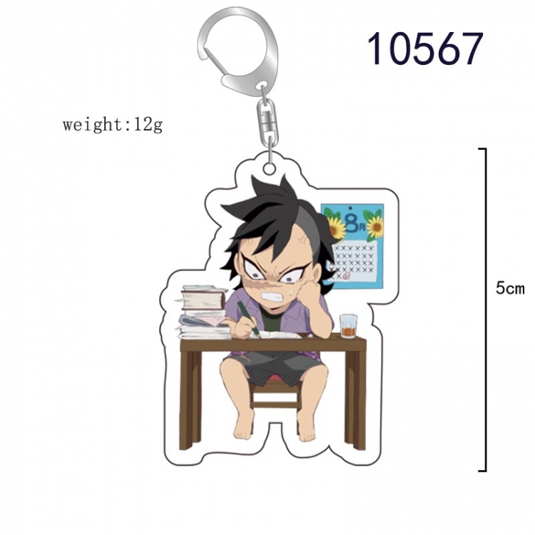 Demon Slayer Kimets Anime acrylic Key Chain  price for 5 pcs 10567