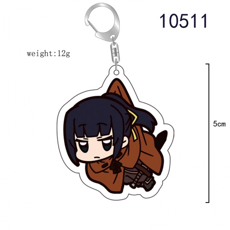 overlord  Anime acrylic Key Chain  price for 5 pcs 10511