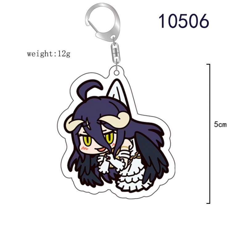 overlord  Anime acrylic Key Chain  price for 5 pcs 10506