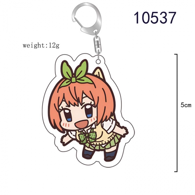 The Quintessential Qunintupiets Anime acrylic Key Chain price for 5 pcs  10537