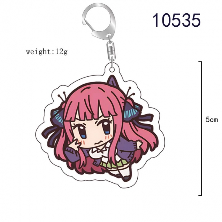 The Quintessential Qunintupiets Anime acrylic Key Chain price for 5 pcs  10535