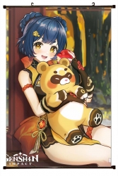 Genshin Impact Anime black Pla...