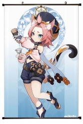 Genshin Impact Anime black Pla...