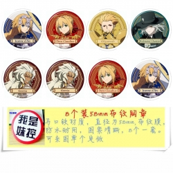 FATE Anime round Badge cloth B...