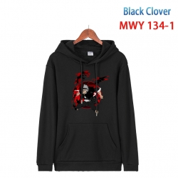 Black clover Cartoon hooded pa...