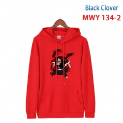 Black clover Cartoon hooded pa...