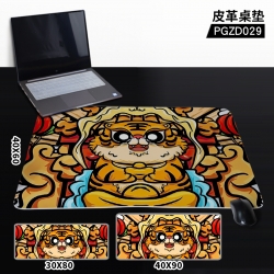Tiger pattern cartoon leather ...