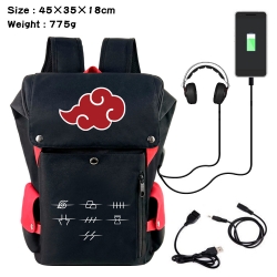 Naruto Flip Data USB Backpack ...
