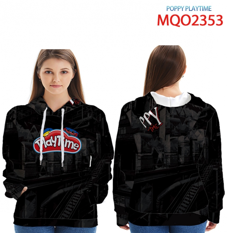 poppy playtime Full Color Patch pocket Sweatshirt Hoodie from XXS to 4XL  MQO-2353