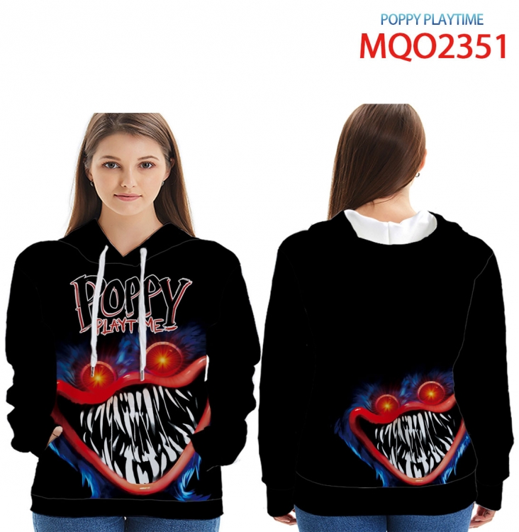 poppy playtime Full Color Patch pocket Sweatshirt Hoodie from XXS to 4XL  MQO-2351