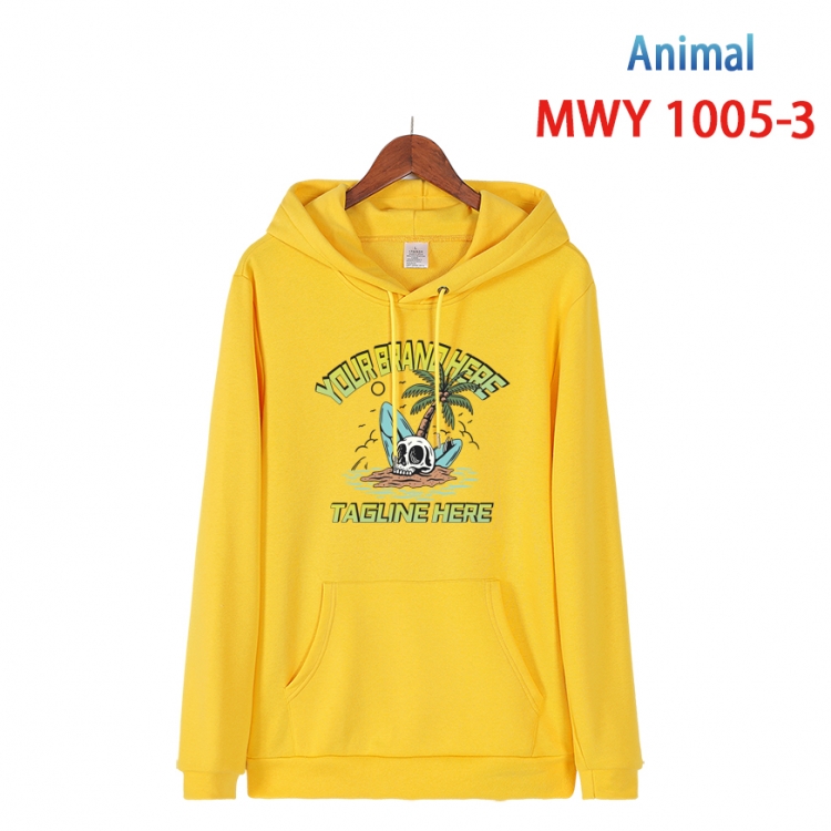 Squid game Long sleeve hooded patch pocket cotton sweatshirt from S to 4XL MQY-1005-3