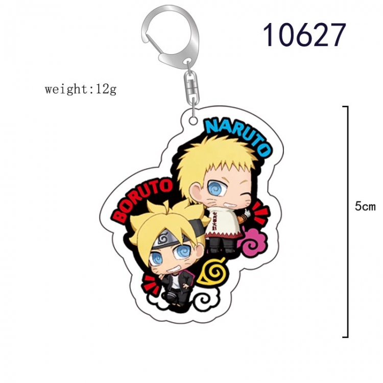 Naruto Anime acrylic Key Chain  price for 5 pcs  10627