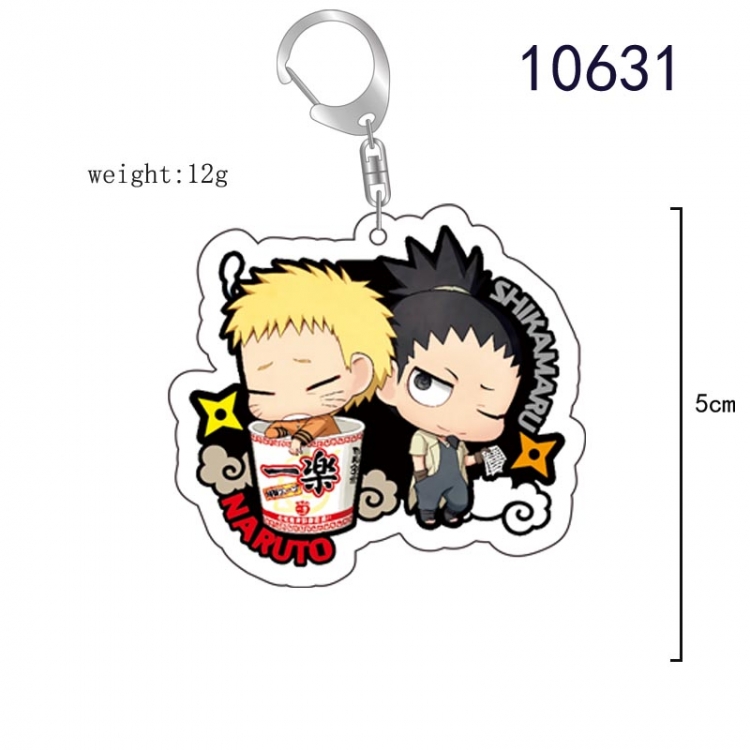 Naruto Anime acrylic Key Chain  price for 5 pcs  10631