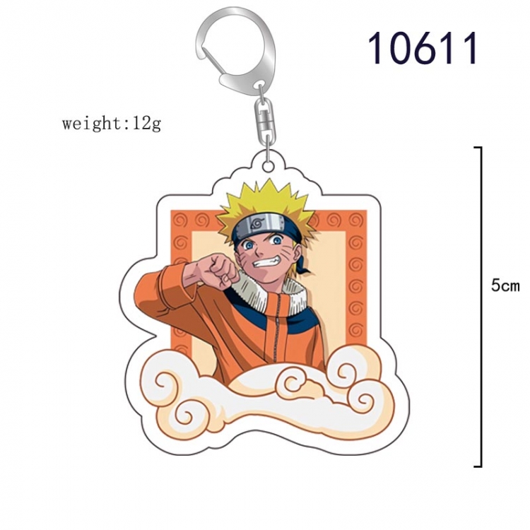 Naruto Anime acrylic Key Chain  price for 5 pcs  10611