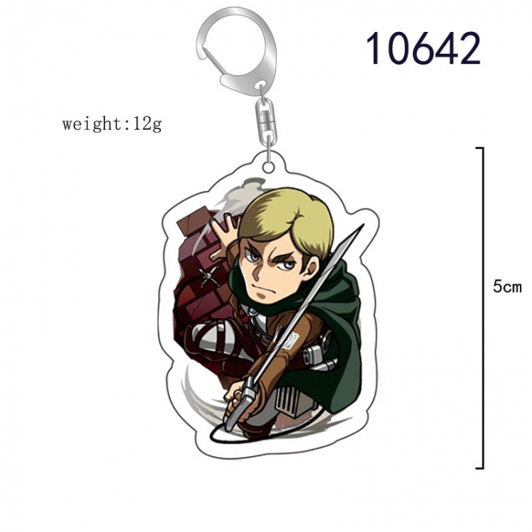 Shingeki no Kyojin Anime acrylic Key Chain  price for 5 pcs  10642
