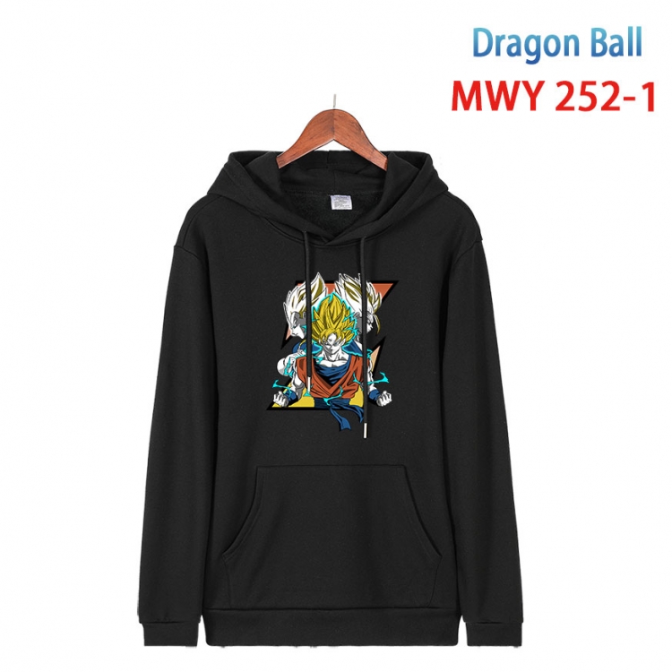 DRAGON BALL  Cotton Hooded Patch Pocket Sweatshirt from S to 4XL  MWY-252-1