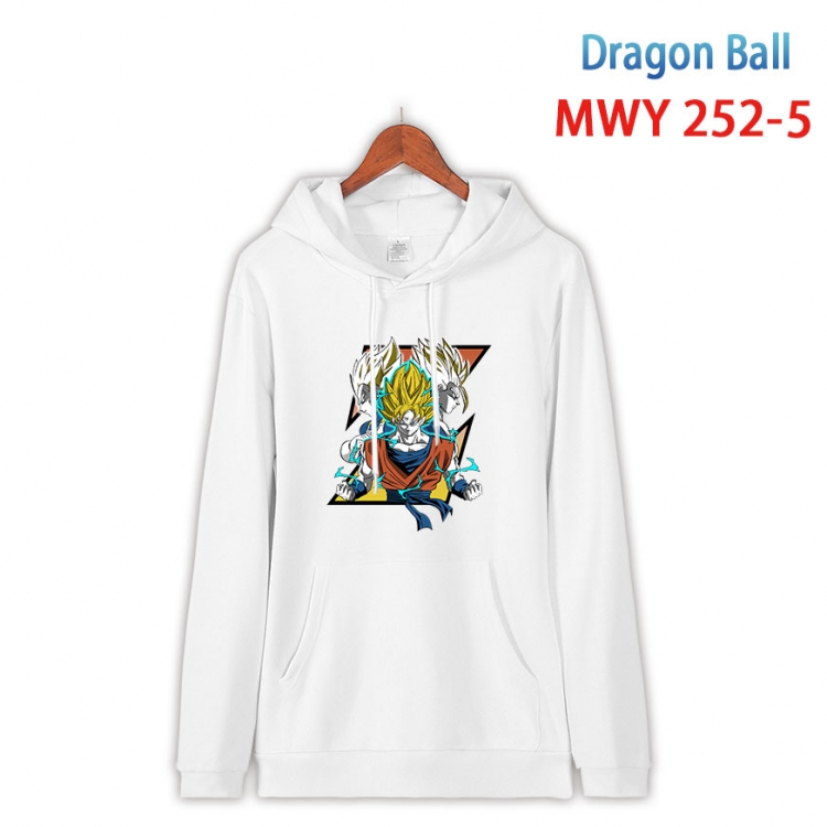 DRAGON BALL  Cotton Hooded Patch Pocket Sweatshirt from S to 4XL MWY-252-5