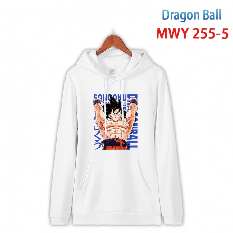 DRAGON BALL  Cotton Hooded Patch Pocket Sweatshirt from S to 4XL MWY-255-5