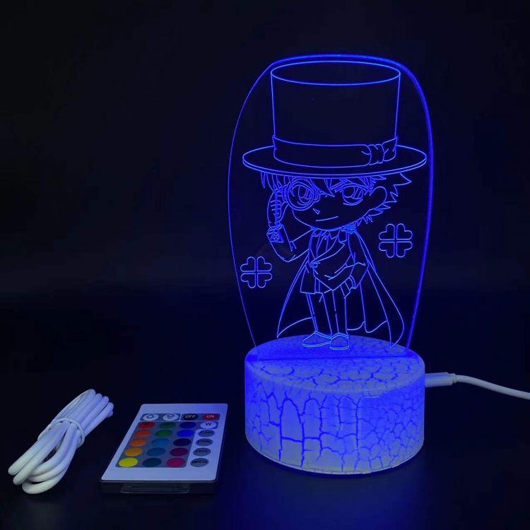 Kid the Phantom Thief creative visualization lamp  Standing Plates  white cracked base  205x143x59mm
