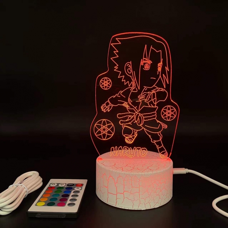 Naruto creative visualization lamp Standing Plates white cracked base 205x143x59mm