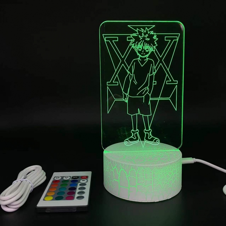 HunterXHunter creative visualization lamp  Standing Plates white cracked base 205x143x59mm