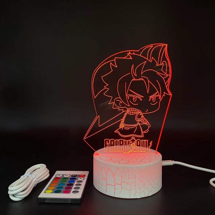 Fairy tail creative visualization lamp  Standing Plates white cracked base 205x143x59mm