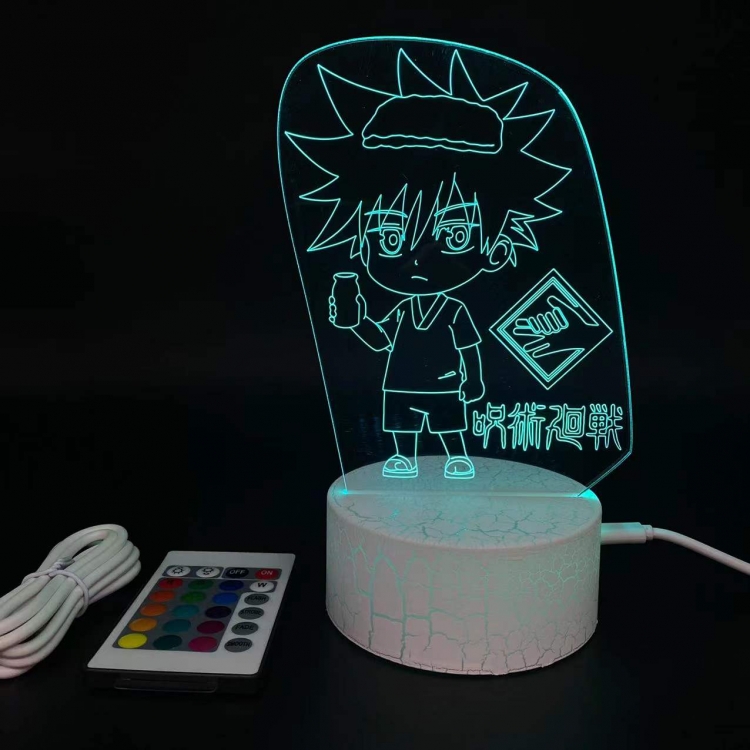 Jujutsu Kaisen  creative visualization lamp  Standing Plates white cracked base 205x143x59mm