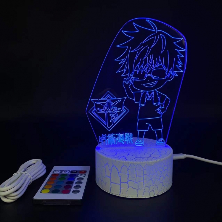 Jujutsu Kaisen creative visualization lamp  Standing Plates white cracked base 205x143x59mm