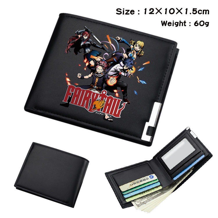 Fairy tail Anime color book two-fold wallet 12x10x1.5cm  