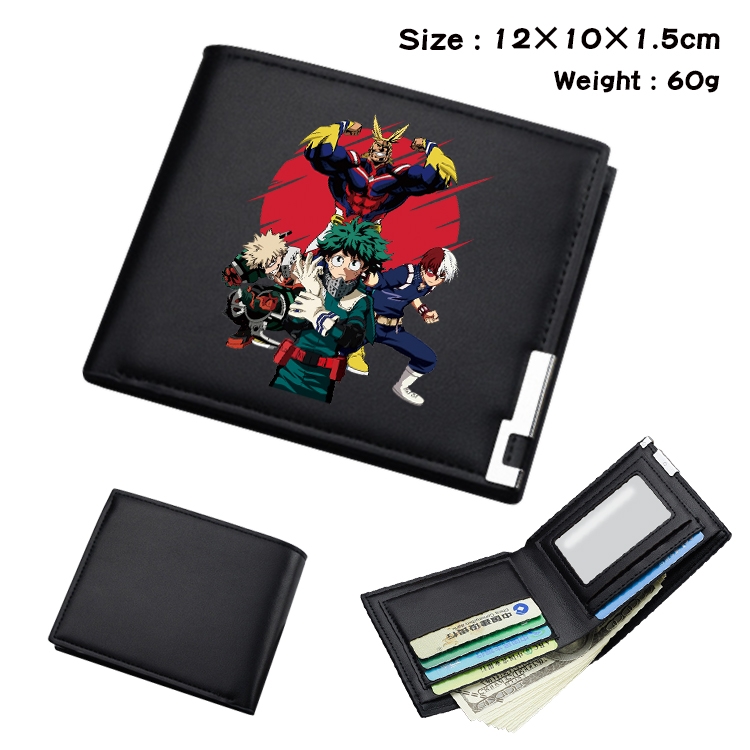 My Hero Academia Anime color book two-fold wallet 12x10x1.5cm  