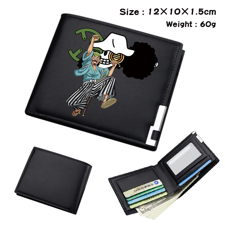 One Piece Anime color book two-fold wallet 12x10x1.5cm  