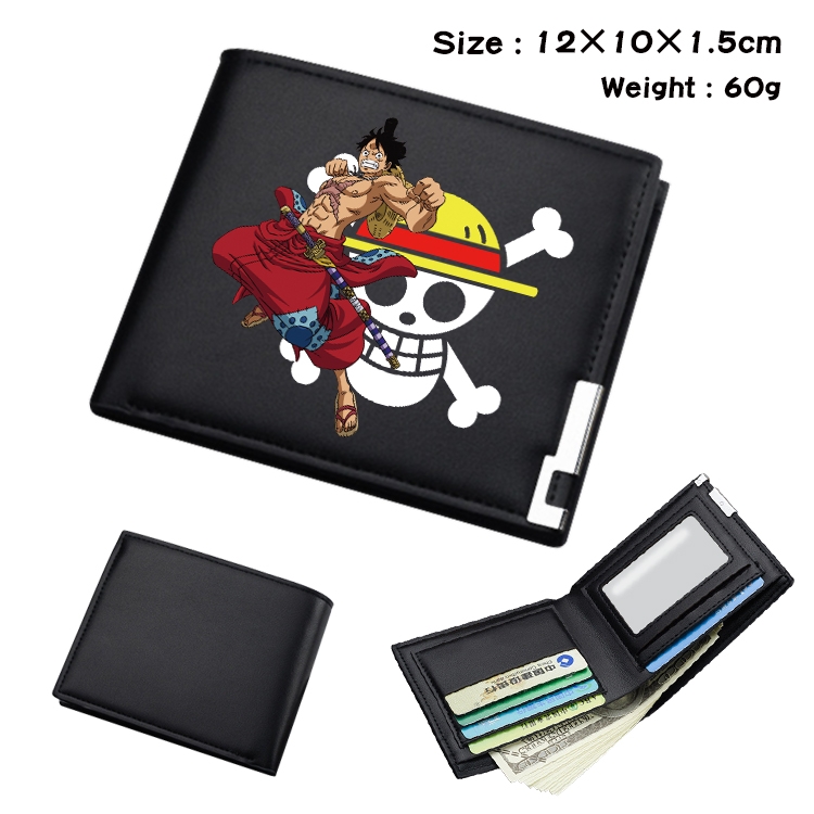 One Piece Anime color book two-fold wallet 12x10x1.5cm  