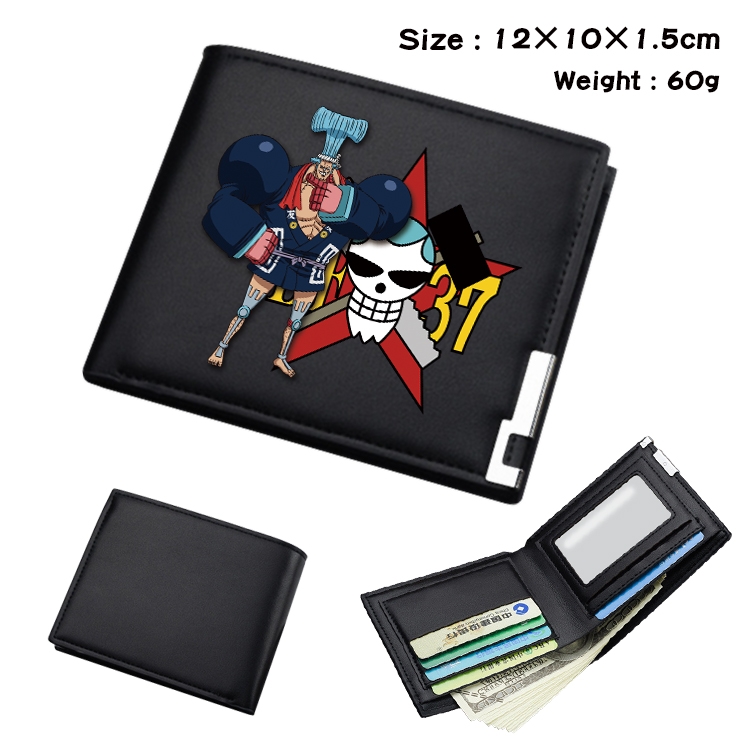 One Piece Anime color book two-fold wallet 12x10x1.5cm  