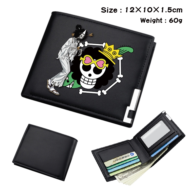 One Piece Anime color book two-fold wallet 12x10x1.5cm  
