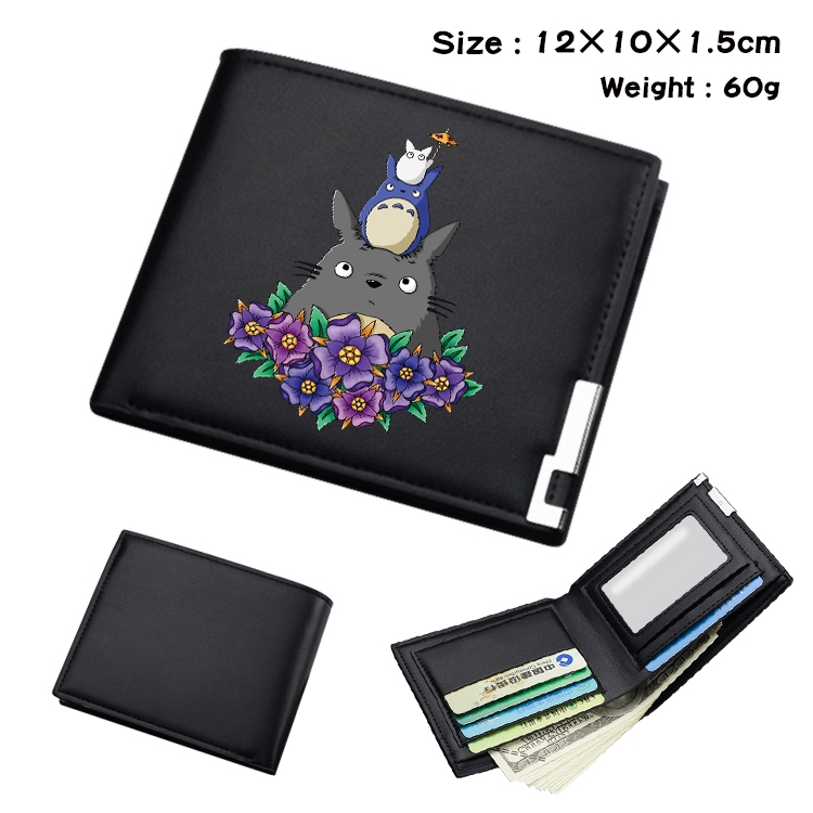 TOTORO Anime color book two-fold wallet 12x10x1.5cm  