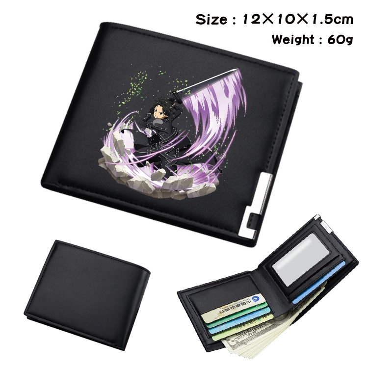 Sword Art Online Anime color book two-fold wallet 12x10x1.5cm  