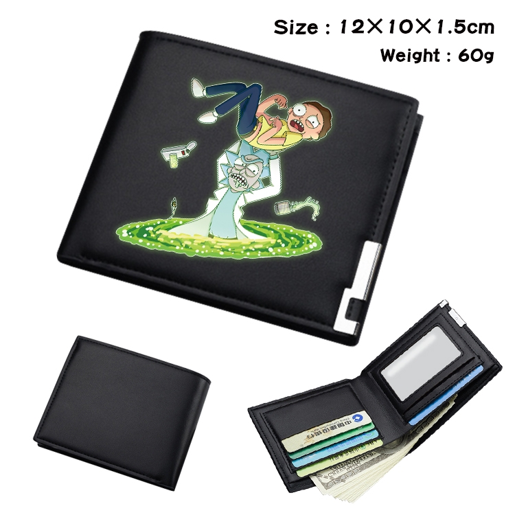 Rick and Morty Anime color book two-fold wallet 12x10x1.5cm  