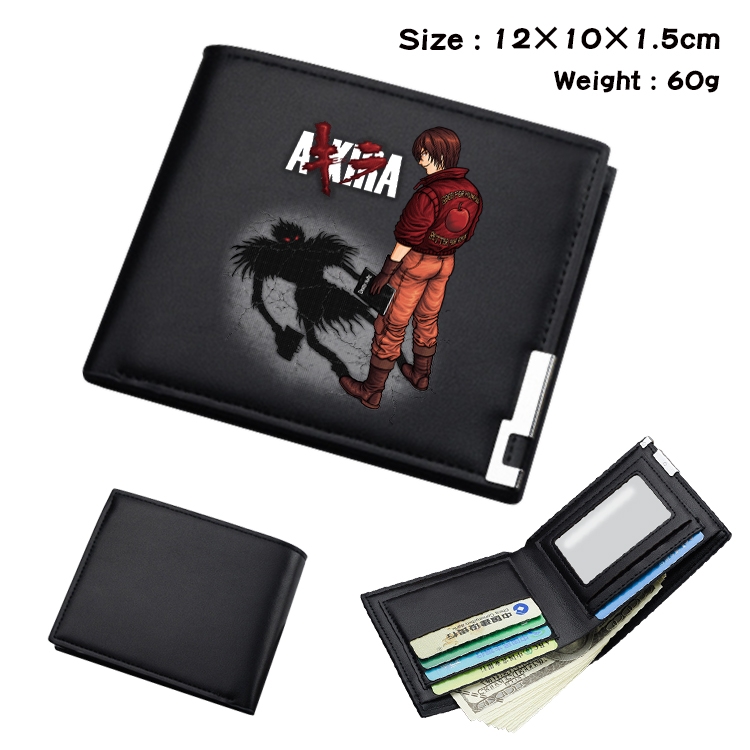 Death note Anime color book two-fold wallet 12x10x1.5cm  