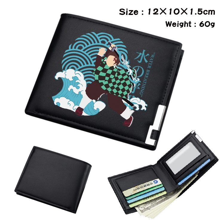 Demon Slayer Kimets Anime color book two-fold wallet 12x10x1.5cm  