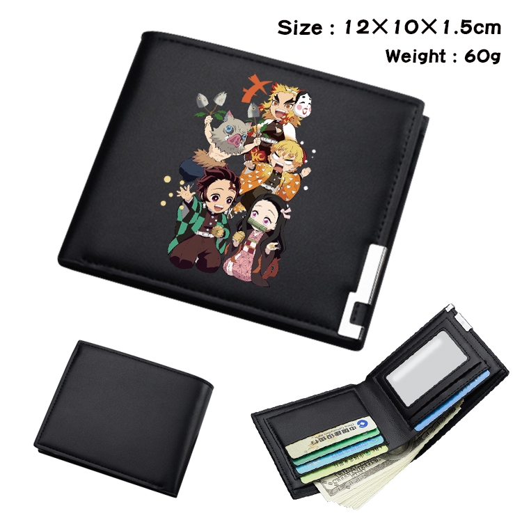 Demon Slayer Kimets Anime color book two-fold wallet 12x10x1.5cm  