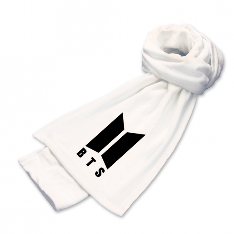 BTS Anime mink fleece scarf