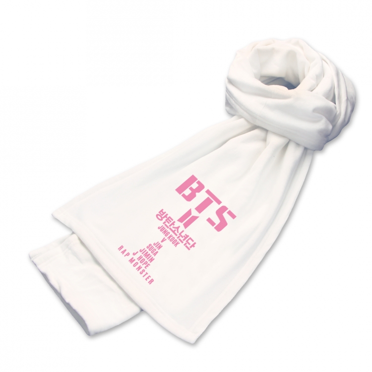BTS Anime mink fleece scarf