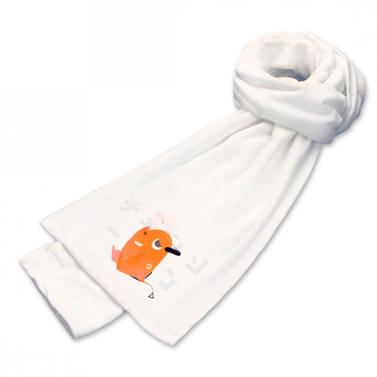 Chainsaw Man  Anime mink fleece scarf