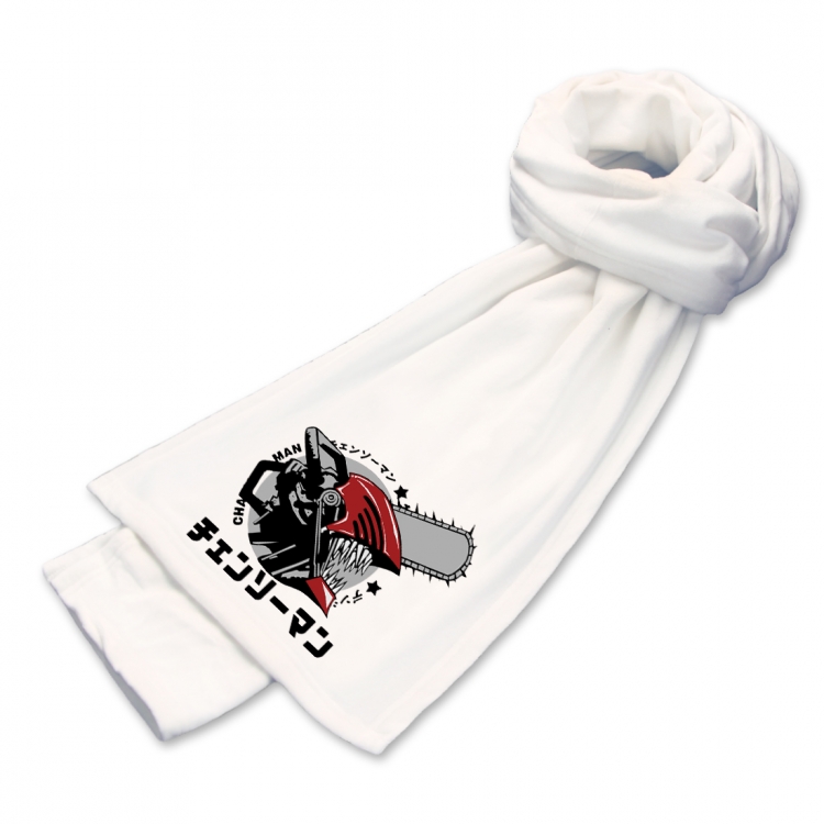 Chainsaw Man  Anime mink fleece scarf