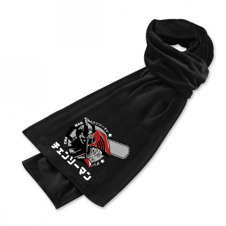 Chainsaw Man  Anime mink fleece scarf